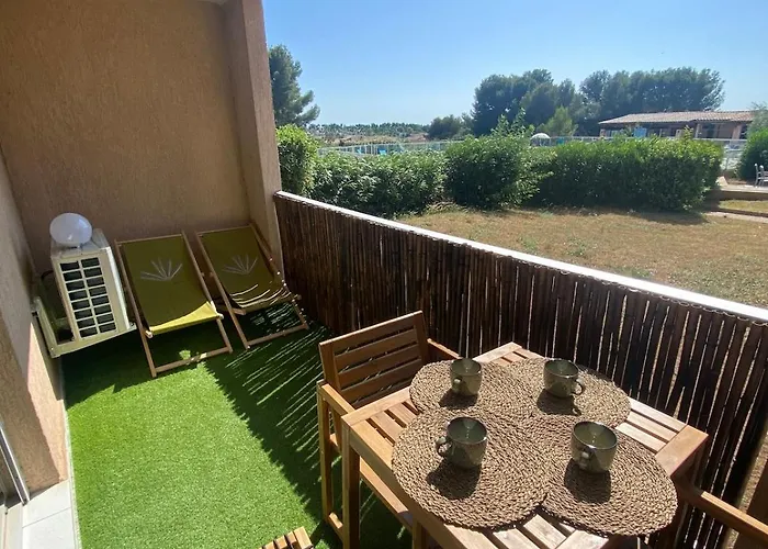 L' Instant Boheme T2 1 Clim , Piscine , Parking Wifi