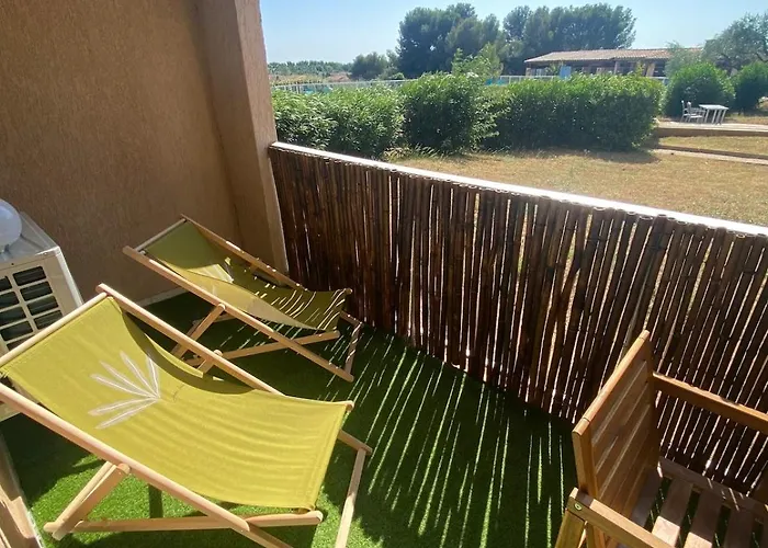 L' Instant Boheme T2 1 Clim , Piscine , Parking Wifi * Balaruc-les-Bains