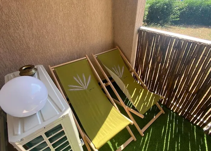 L' Instant Boheme T2 1 Clim , Piscine , Parking Wifi Apartment *