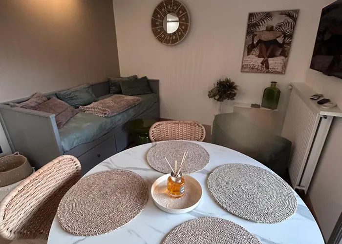 Apartment L' Instant Boheme T2 1 Clim , Piscine , Parking Wifi Balaruc-les-Bains